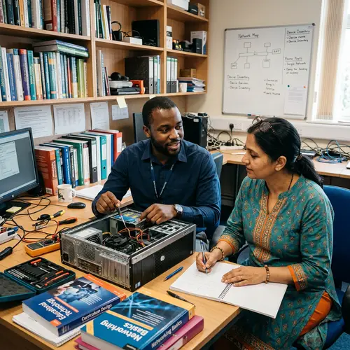 IT Professional & Teacher: Collaborative Tech Support Session