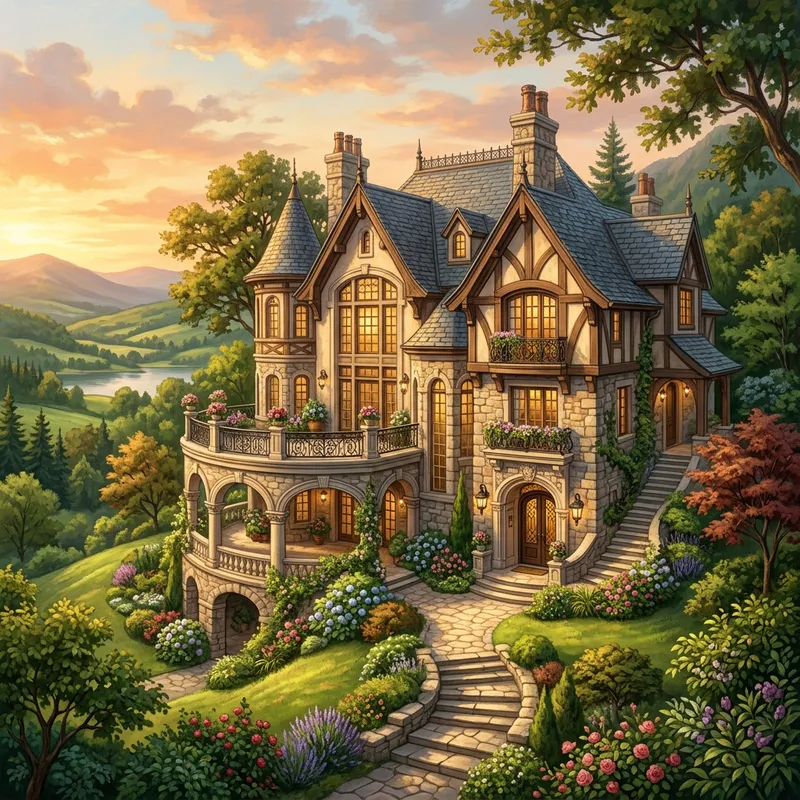 Luxurious House on Serene Hill | Detailed Architecture Luxurious House on Serene Hill | Detailed Architecture