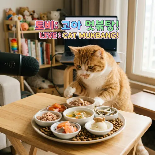 Cat Mukbang: Watch Our Feline Feast!
