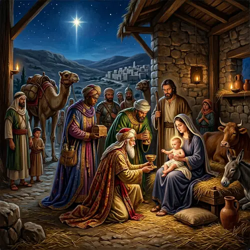 Adoration of the Magi - Historical Artwork