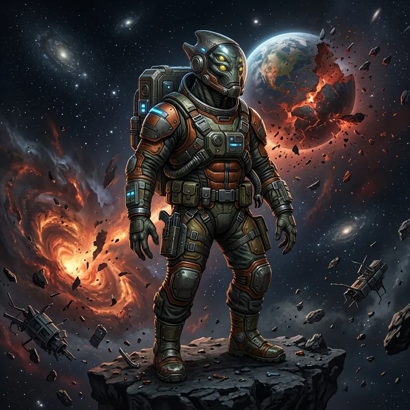 Alien in Astronaut Suit: End Times Adventure