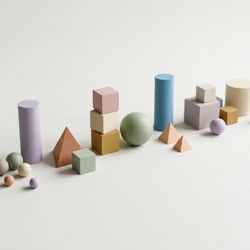 Minimalistic Abstract Shapes Design: Subtle Elegance