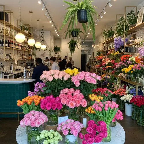 Brew & Bloom: A Café with Floral Artistry