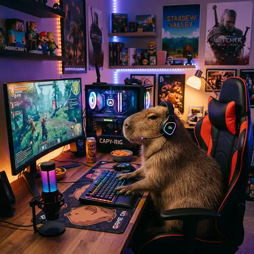 Capybara Gaming on PC: Fun and Adventure