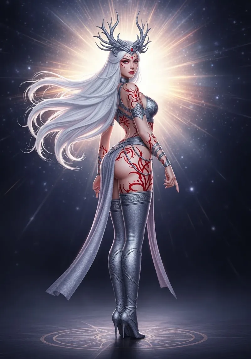 Goddess of Desire: Captivating Full-Body Portrait
