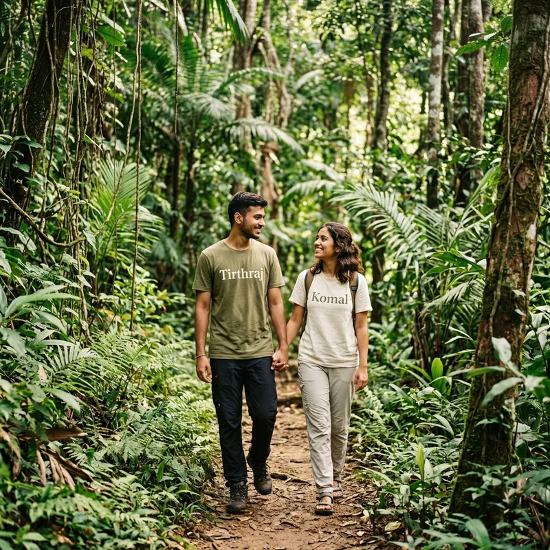 Romantic Jungle Adventure: Tirthraj & Komal Romantic Jungle Adventure: Tirthraj & Komal