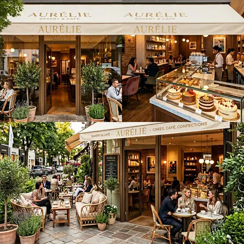 Modern Cozy Bakery with High-End Cakes