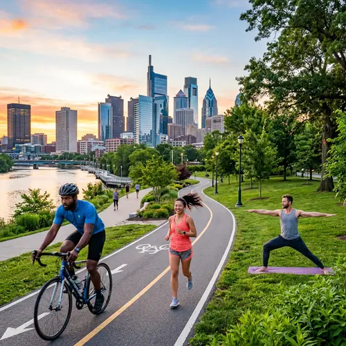 Embracing a Healthy Lifestyle in a Modern Cityscape