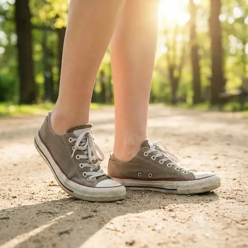 Realistic Girls' Feet Photo