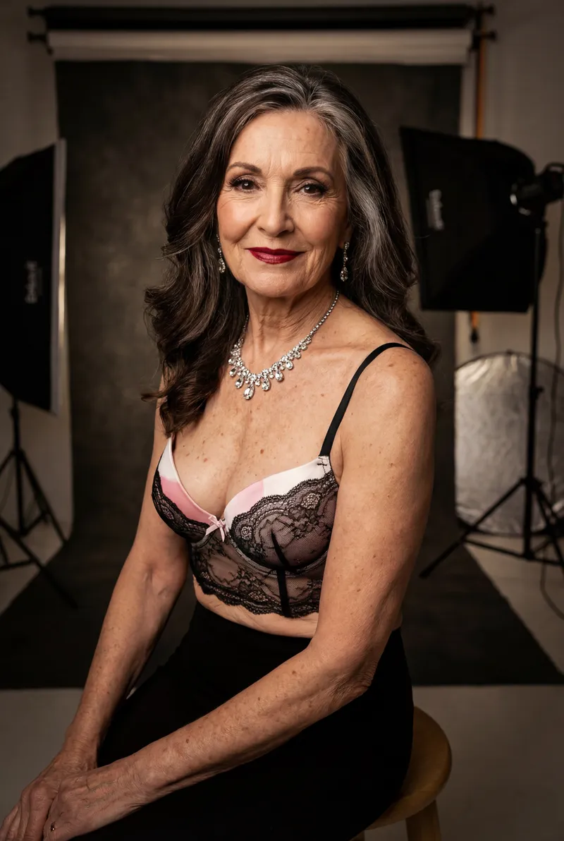 Elegant Portrait of an 80-Year-Old Beauty