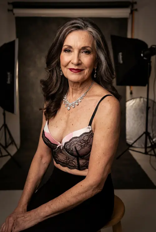 Elegant Portrait of an 80-Year-Old Beauty