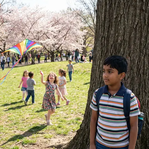 Heartfelt One-Sided Love in a Park Setting