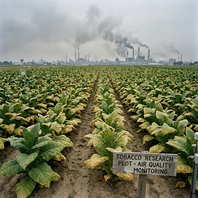 Tobacco Plants: Elite Indicators of Ozone Pollution