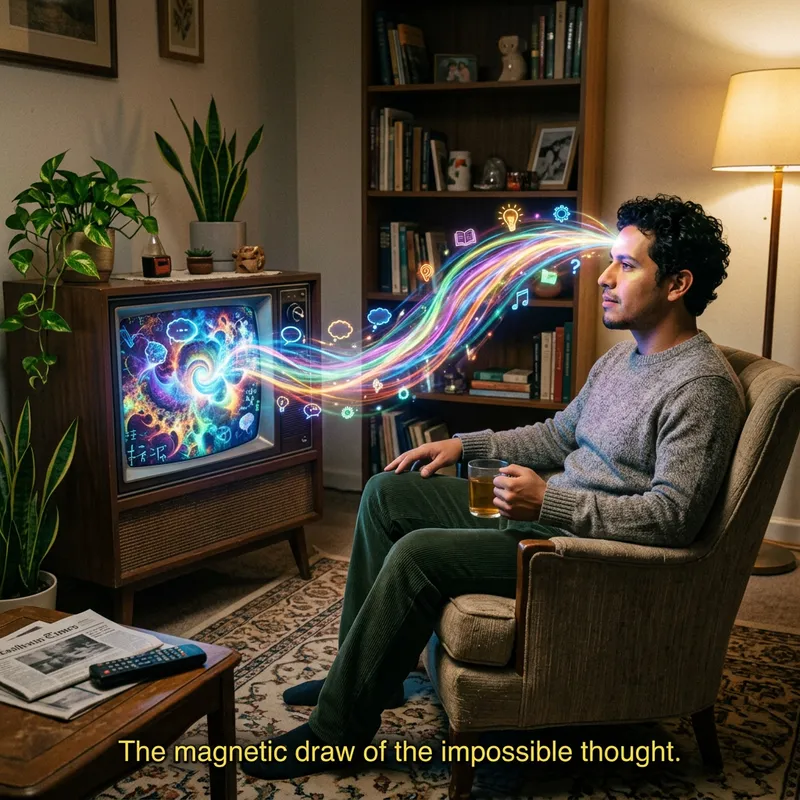 Captivating TV Thoughts: Hispanic Man Influenced Positively Captivating TV Thoughts: Hispanic Man Influenced Positively