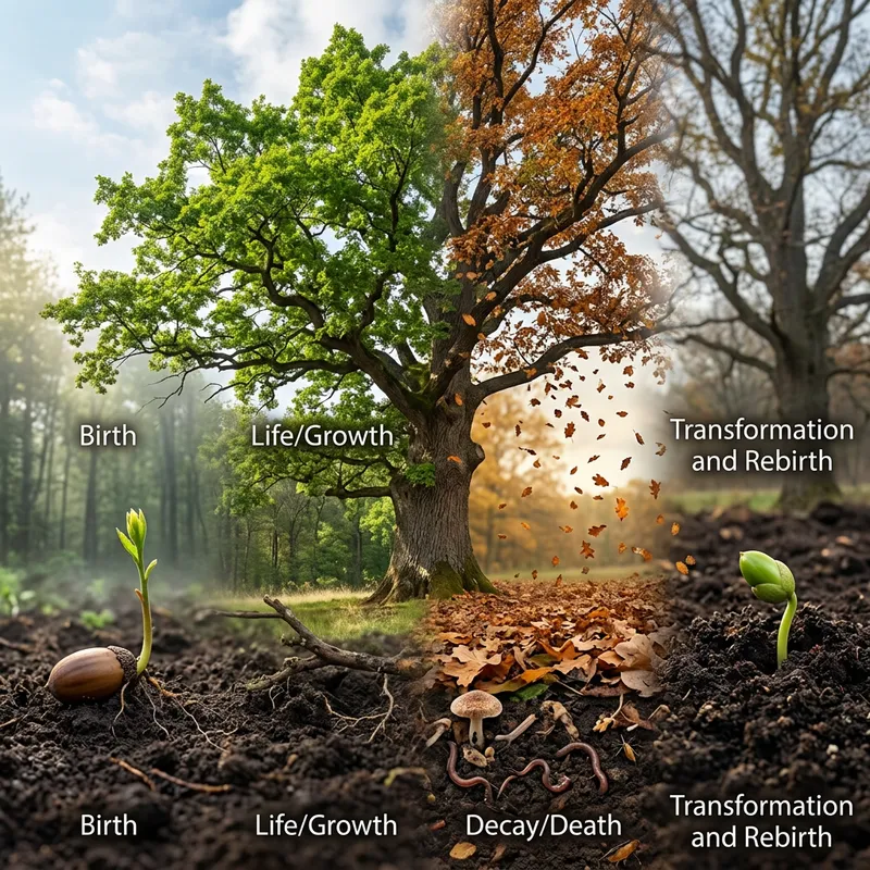 Realistic Cycle of Life: Transformation and Rebirth Realistic Cycle of Life: Transformation and Rebirth