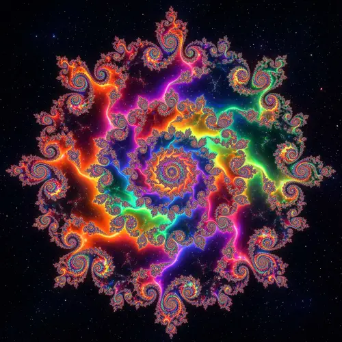 Colorful Geometrical Fractal: Infinite Beauty and Complexity