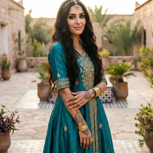 Middle Eastern Princess Tattooed Beauty | Stunning Jasmine Art