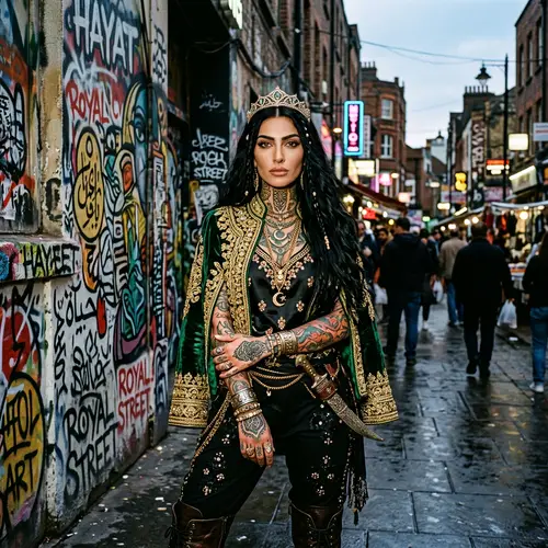 Princess Jasmine Inspired Tattooed Gangster Beauty