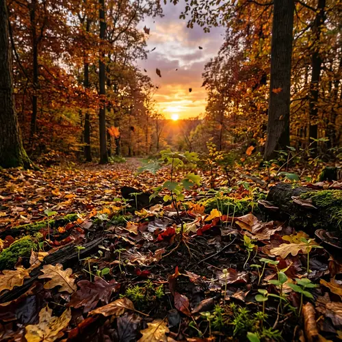 Circle of Life: Transformative Forest Artwork