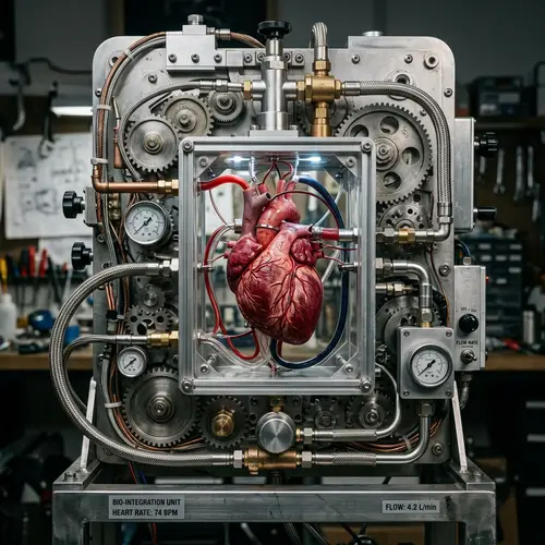 Human Heart in Machine: Realistic Intricate Artwork