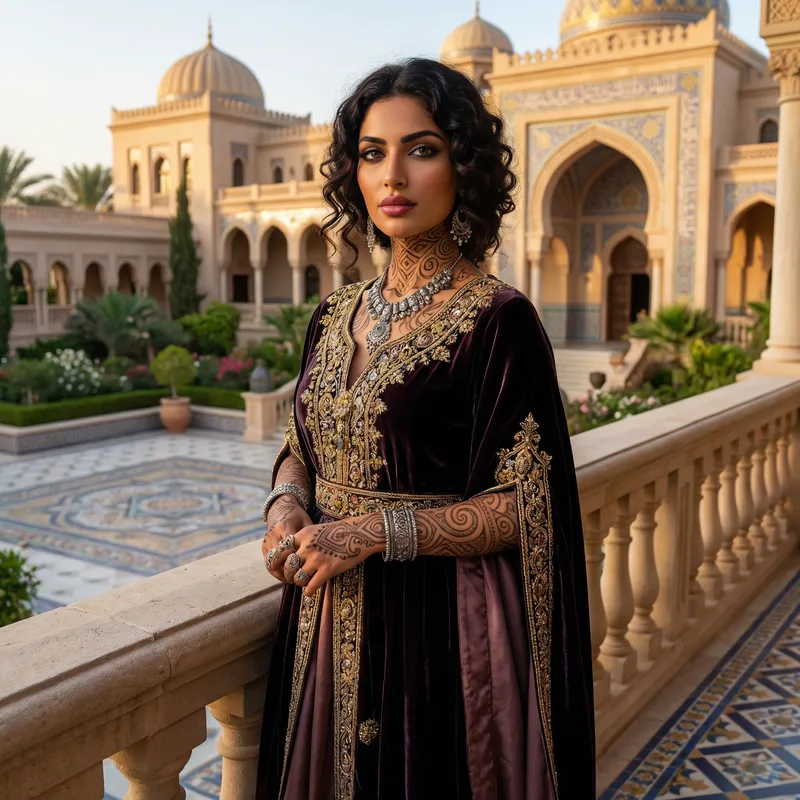 Hyper-Realistic Princess Jasmine with Exquisite Tattoos