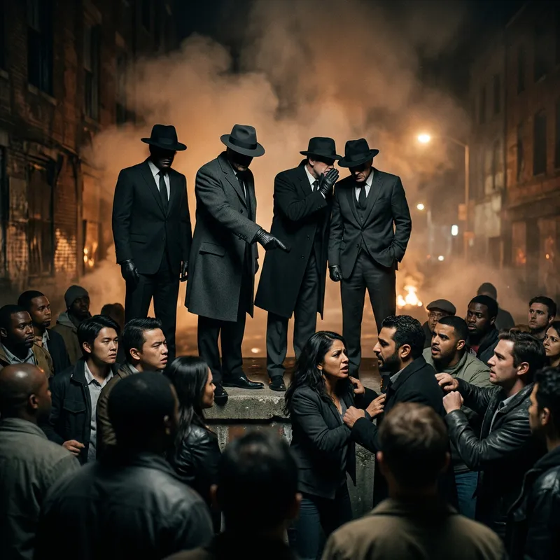 Evil Politicians Instigate Diversity Conflict Scene