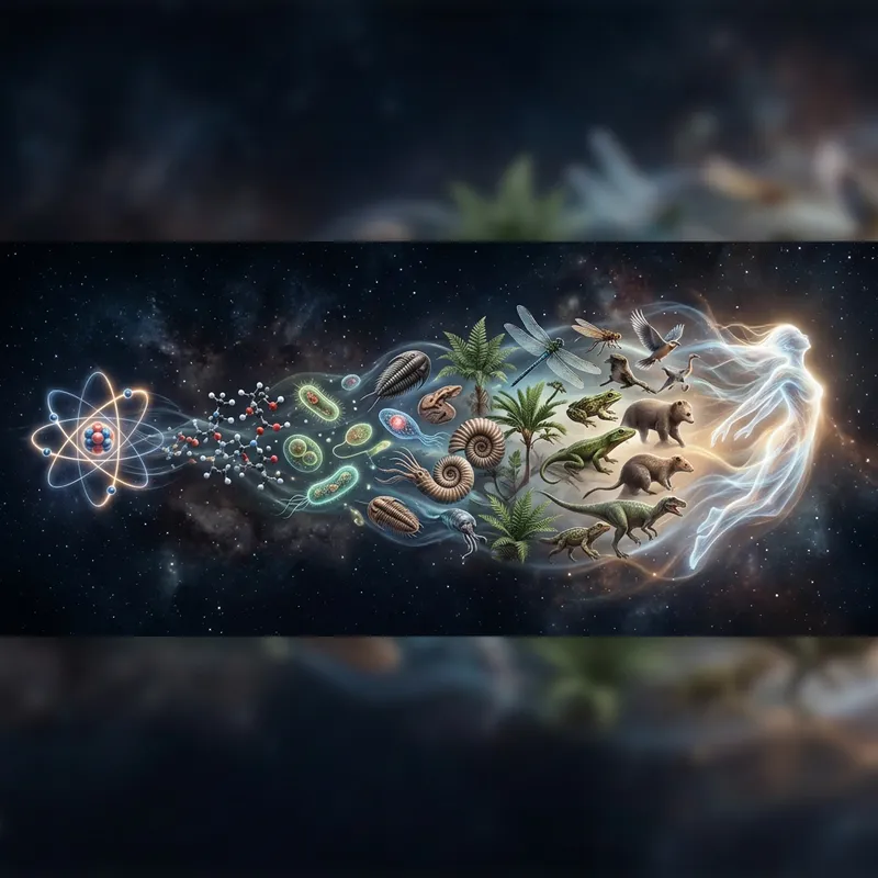 Evolution of Life: From Atom to Spirit - Realistically Depicted