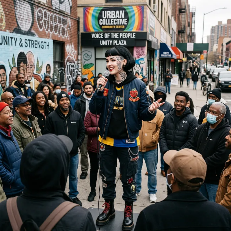 Snow White Reimagined: Urban Boss with Face Tattoos