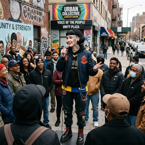 Snow White in Urban Setting: Confident & Influential Figure