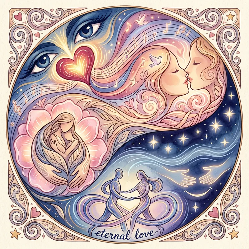 Eternal Romantic Love: A Dreamy Melody Eternal Romantic Love: A Dreamy Melody