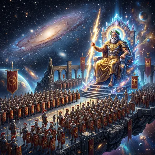 Galactic Roman Army with Zeus: Cosmic Conquerors