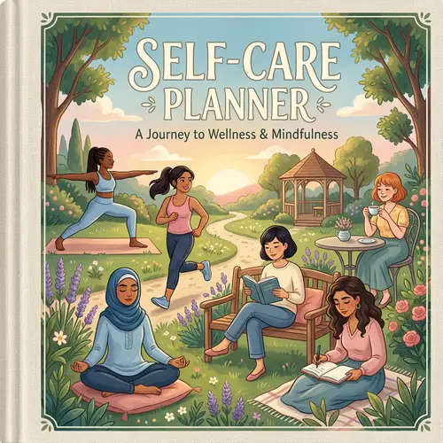 Diverse Women Self-Care Planner Cover