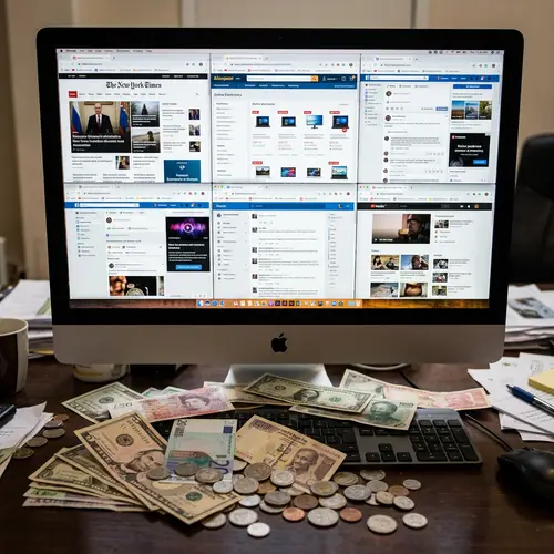 Online Economic Activity: Digital vs Physical Wealth