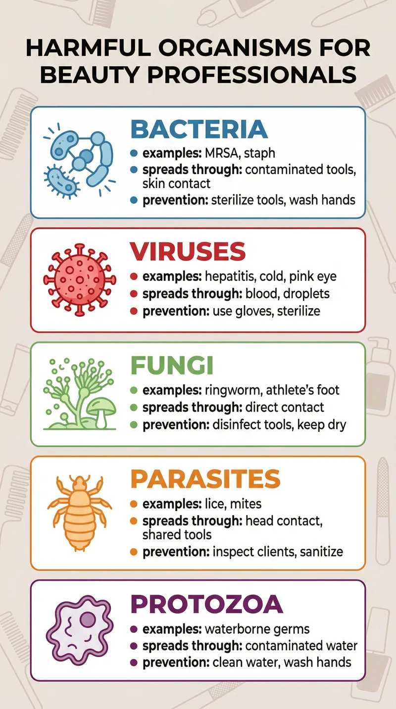Harmful Organisms Guide for Beauty Professionals
