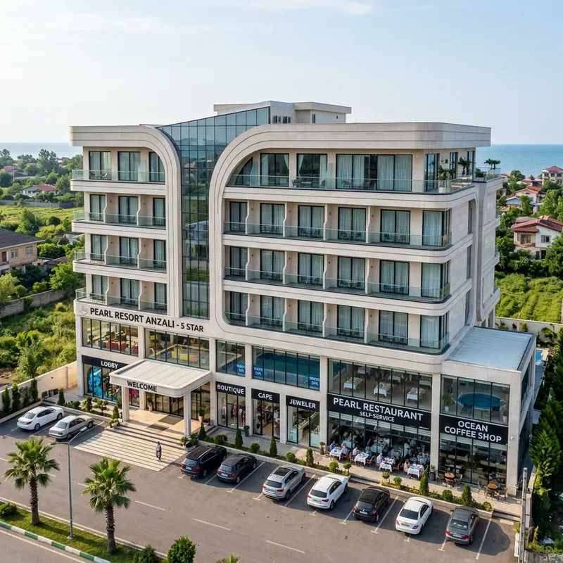 Luxury Modern 5-Star Hotel Design in Anzali