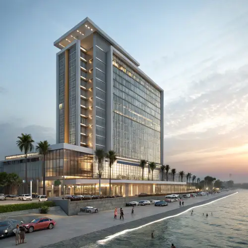 Luxury Modern 5-Star Hotel Design in Anzali