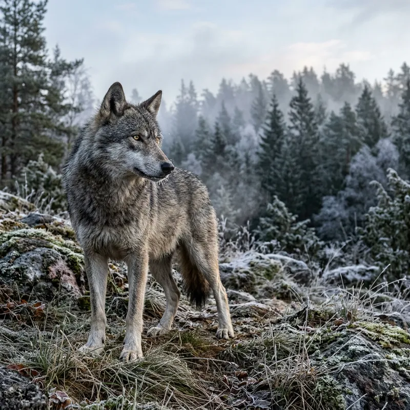 Majestic Wolf - Captivating Wildlife Photography