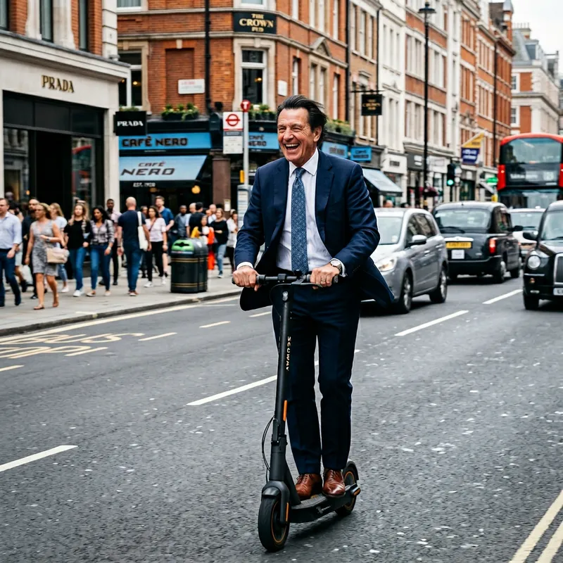 Xavier García Albiol Riding Scooter | Urban Mobility & Joy