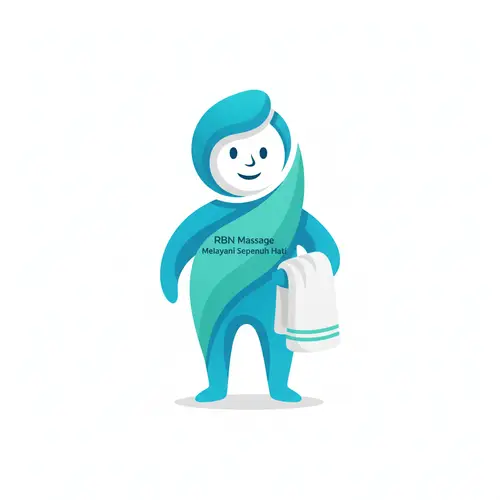 Mascot with Towel and Heartfelt Service Message