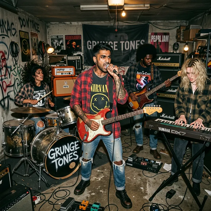 Find Grunge Tones Band | Authentic Sound & Unique Harmony