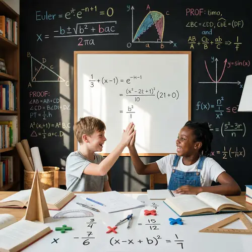 Joy of Learning Math: Engaging Scenes with Equations