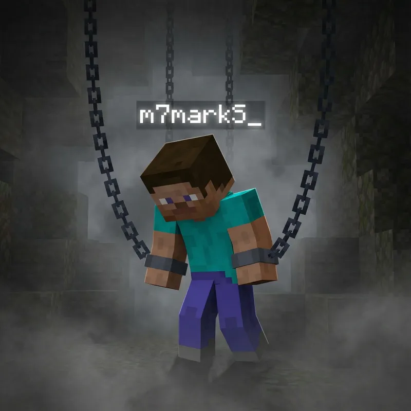 Chained Steve Thumbnail for Minecraft - M7markS_ Chained Steve Thumbnail for Minecraft - M7markS_
