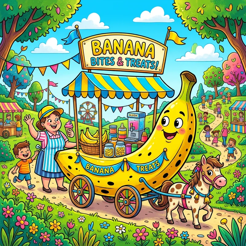 Cartoonish Banana-Shaped Cart for Fun Adventures