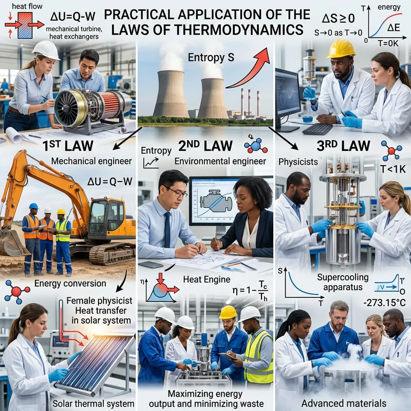 Practical Law of Thermodynamics Applications in Photos