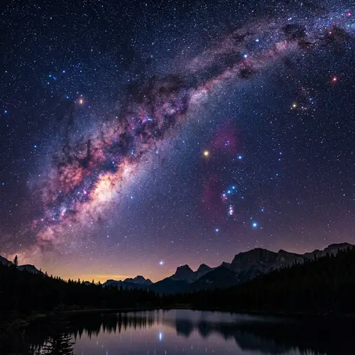 Mesmerizing Night Sky with Constellation of Stars