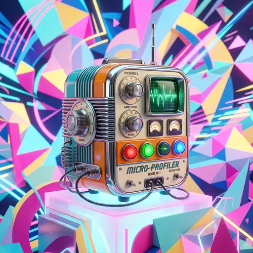 Retro-Futuristic Micro-Profiler: Mid-20th Century Design