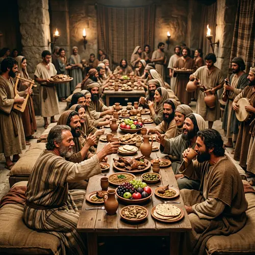 Feasting and Drinking in Biblical Times
