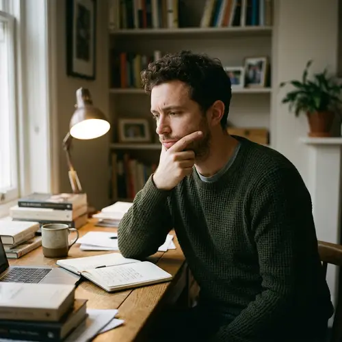 Deep Thoughts: A Man in Contemplation