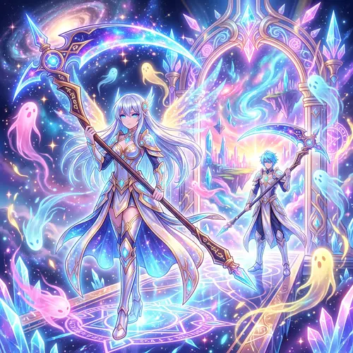 Radiant Reapers - Ethereal Realm Anime Scene