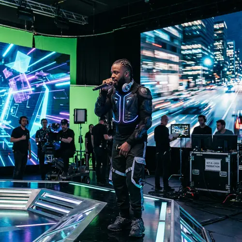 Futuristic Rap Artist in 2025: A Cinematic Experience